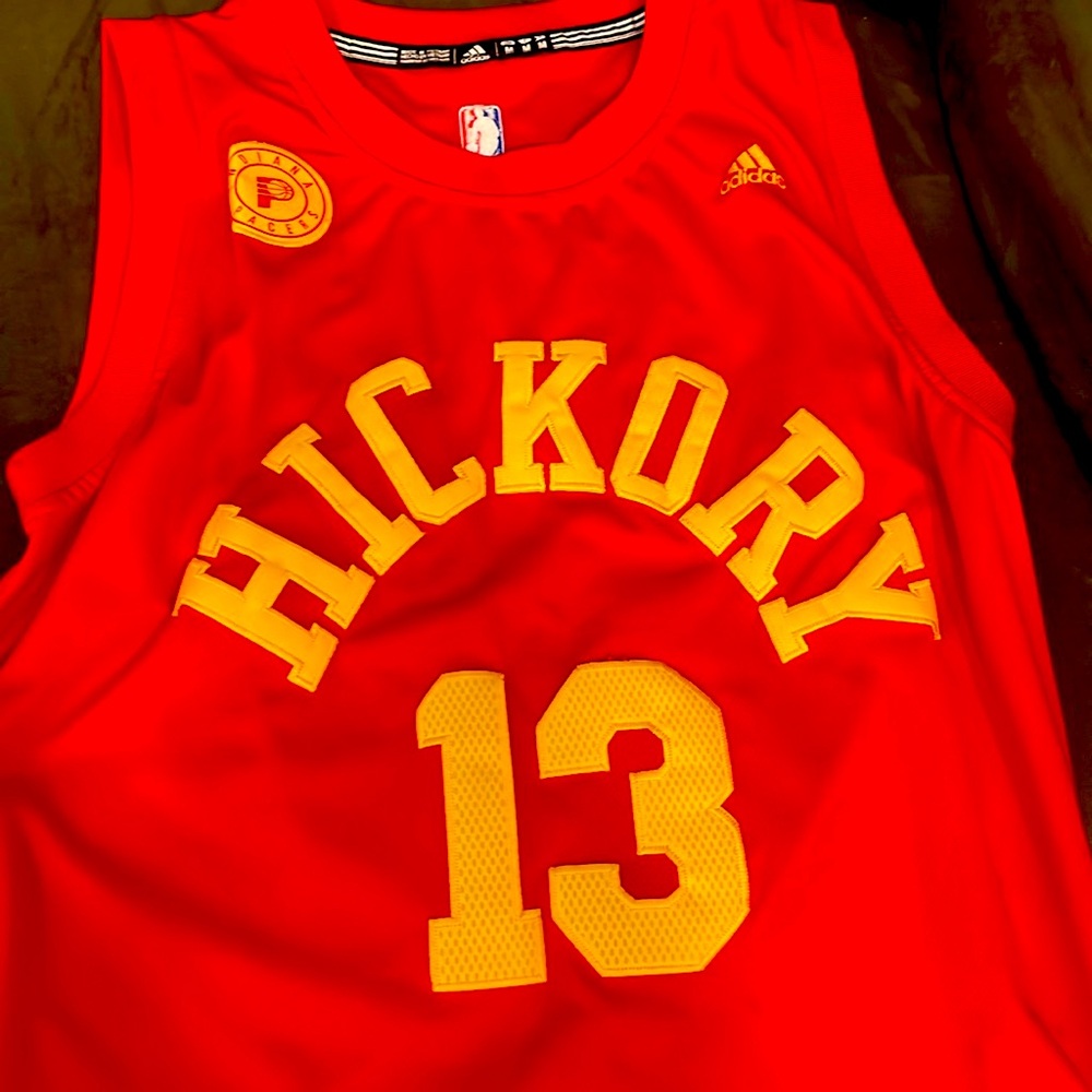 Paul George Indiana Pacers Hickory medium jersey